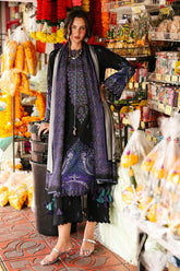 WINTER-3PC KHADDAR PRINTED SHIRT WITH KHADDAR PRINTED DUPATTA AND PRINT TROUSER-2667