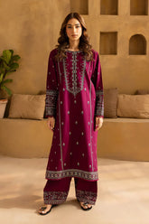 SUMMER-2PC LAWN EMBROIDERED SEQUIN SHIRT AND EMBROIDERED TROUSER-225