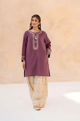 SUMMER-2PC LAWN EMBROIDERED SHIRT WITH TROUSER-261