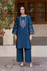 SUMMER-2PC LAWN EMBROIDERED SHIRT WITH TROUSER-280