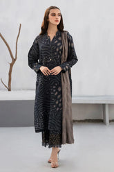 WINTER-3PC KHADDAR PRINTED SHIRT WITH KHADDAR PRINT DUPATTA AND PRINT TROUSER-2620