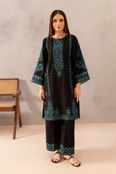 SUMMER-2PC LAWN SEQUIN EMBROIDERED SHIRT WITH LAWN SEQUIN EMBROIDERED TROUSER-201