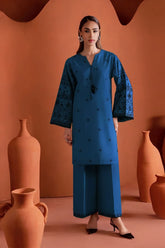SUMMER-2PC LAWN EMBROIDERED SHIRT WITH TROUSER-73