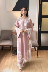 SUMMER-2PC LAWN EMBROIDERED SHIRT WITH TROUSER-93