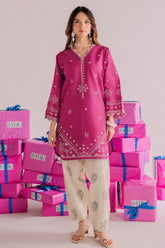 WINTER-2PIECE DHANAK EMBROIDERED SHIRT WITH DHANAK EMB TROUSER-15067