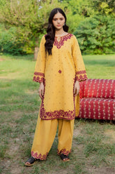 SUMMER-2PC LAWN EMBROIDERED SHIRT WITH TROUSER-314
