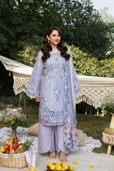 WINTER-3PC DHANAK EMBROIDERED SHIRT WITH DHANAK EMBROIDERED SHAWL AND TROUSER-5218