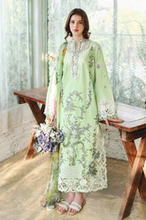 WINTER-3PC DHANAK EMBROIDERED SHIRT WOOL PRINTED SHAWL AND TROUSER-5083