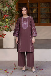 SUMMER-2PC LAWN EMBROIDERED SHIRT WITH TROUSER-139