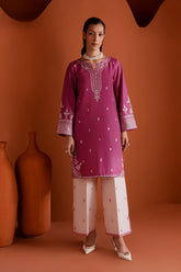 SUMMER-2PC LAWN EMBROIDERED SHIRT WITH TROUSER-297