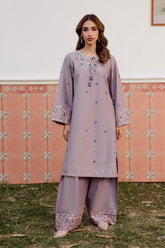 SUMMER-2PC LAWN EMBROIDERED SHIRT WITH TROUSER-131
