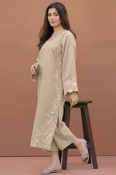 SUMMER-2PC LAWN EMBROIDERED SHIRT WITH TROUSER-1145