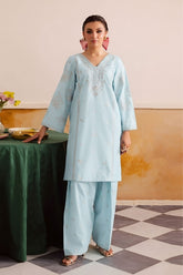 SUMMER-2PC LAWN EMBROIDERED SHIRT WITH TROUSER-237