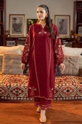 SUMMER-2PC LAWN EMBROIDERED SHIRT WITH EMB TROUSER-39