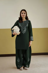 SUMMER-2PC LAWN EMBROIDERED SHIRT WITH TROUSER-253
