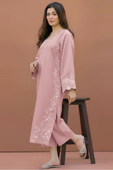 SUMMER-2PC LAWN EMBROIDERED SHIRT WITH TROUSER-306