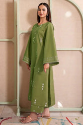 SUMMER-2PC LAWN EMBROIDERED SHIRT WITH LAWN TROUSER-29