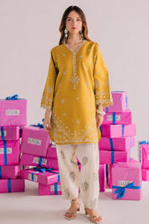 WINTER-2PIECE DHANAK EMBROIDERED SHIRT WITH DHANAK EMB TROUSER-15066