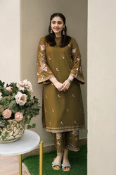 URGE-2PC LAWN EMBROIDERED SHIRT WITH EMB TROUSER-91