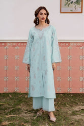 SUMMER-2PC LAWN EMBROIDERED SHIRT WITH TROUSER-128