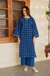 SUMMER-2PC LAWN EMBROIDERED SHIRT WITH TROUSER-193
