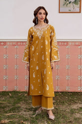 SUMMER-2PC LAWN EMBROIDERED SHIRT WITH TROUSER-122