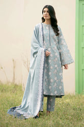 WINTER-3PC KARANDI PRINTED SHIRT WITH KARANDI PRINTED DUPATTA AND TROUSER-2576