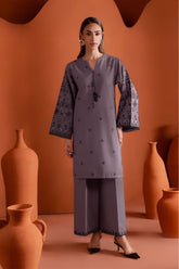 SUMMER-2PC LAWN EMBROIDERED SHIRT WITH TROUSER-92