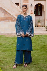 SUMMER-2PC LAWN EMBROIDERED SHIRT WITH TROUSER-115