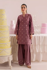 SUMMER-2PC LAWN EMBROIDERED SHIRT WITH TROUSER-206