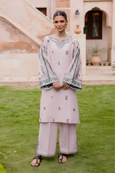SUMMER-2PC LAWN EMBROIDERED SHIRT WITH TROUSER-111