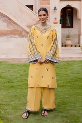 SUMMER-2PC LAWN EMBROIDERED SHIRT WITH TROUSER-279