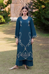 SUMMER-2PC LAWN EMBROIDERED SHIRT WITH TROUSER-105