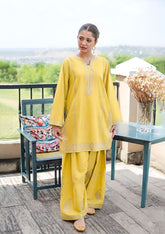 SUMMER-2PC LAWN EMBROIDERED SHIRT WITH TROUSER-228