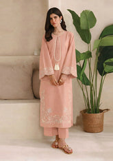 SUMMER-2PC LAWN EMBROIDERED SHIRT WITH EMBROIDERED TROUSER-59