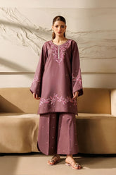 SUMMER-2PC LAWN EMBROIDERED SHIRT WITH TROUSER-216