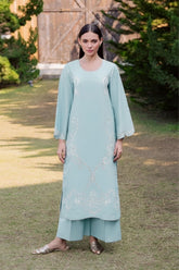 SUMMER-2PC LAWN EMBROIDERED SHIRT WITH TROUSER-97