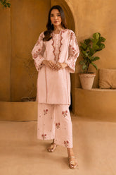 SUMMER-2PC LAWN EMBROIDERED SHIRT WITH TROUSER-1135