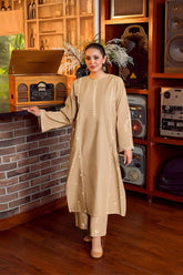 URGE-2PC LAWN SEQUIN EMBROIDERED SHIRT WITH EMB TROUSER-86