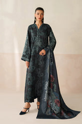 WINTER-3PC VISCOSE PRINTED EMB SHIRT WITH VISCOSE PRINTED DUPATTA AND TROUSER-2631