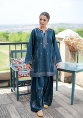 SUMMER-2PC LAWN EMBROIDERED SHIRT WITH TROUSER-230