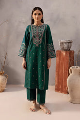 SUMMER-2PC LAWN EMBROIDERED SHIRT WITH EMB TROUSER-282