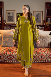 SUMMER-2PC LAWN EMBROIDERED SHIRT WITH EMB TROUSER-10