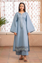 WINTER-2PC DHANAK EMBROIDERED SHIRT WITH DHANAK TROUSER-102