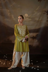 SUMMER-2PC LAWN EMBROIDERED SHIRT WITH LAWN EMBROIDERED TROUSER-226