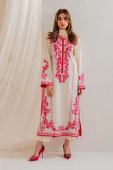 SUMMER-3PC LAWN EMBROIDERED SHIRT WITH CHIFFON TYE&DYE DUPATTA AND TROUSER-4655