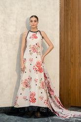 WINTER-3pc Shemoz Silk Print Shemoz Silk Print Dupatta With Shemoz Silk Trouser-2002