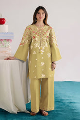 SUMMER-2PC LAWN EMBROIDERED SHIRT WITH TROUSER-305