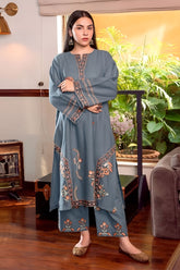 SUMMER-2PC LAWN EMBROIDERED SHIRT AND EMBROIDRED TROUSER-64