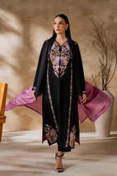 SUMMER-3PC LAWN EMBROIDERED SHIRT WITH CHIFFON TYE&DYED DUPATTA AND TROUSER-4640